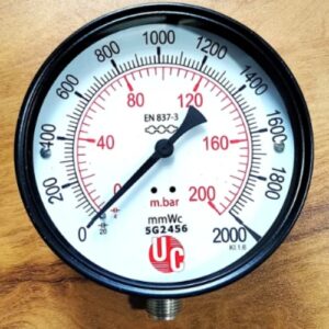 Pressure Gauges (0-200) Mbar